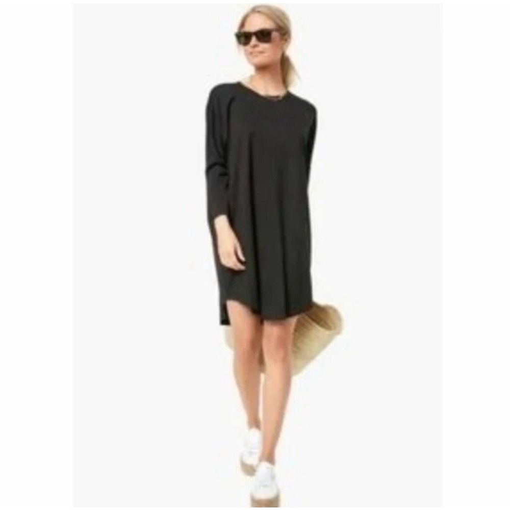 Pomander Place Tuckernuck Knit Shirt Dress‎ Black Size XS/S